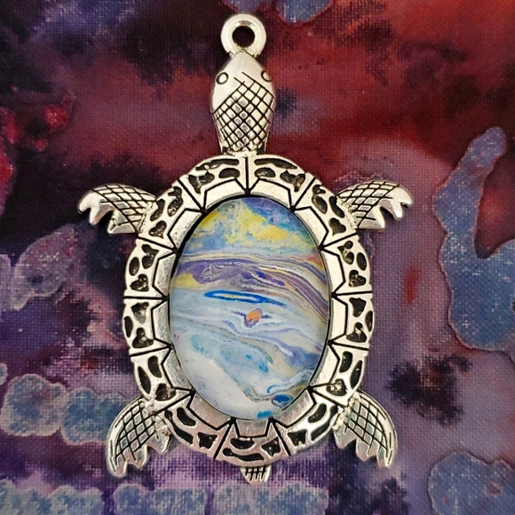 Nacanina Jewelry - Handmade Turtle Pendant Necklace